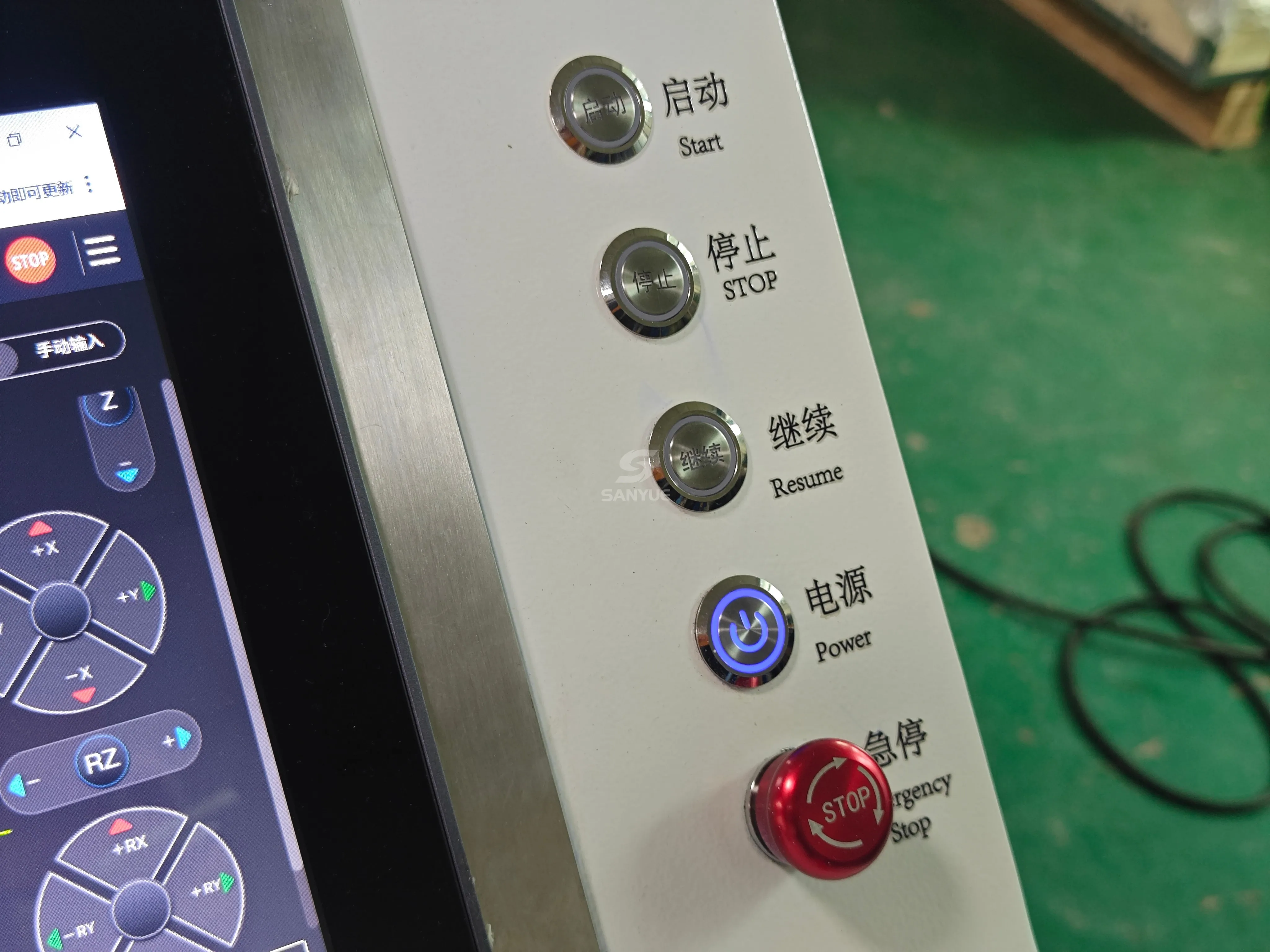 PLC Controlled High Precision Sanyue Brand Mobile Base Fast Cycle 8-10 Boxes Min Aluminum Arm Collaborative Robot Palletizer view 6