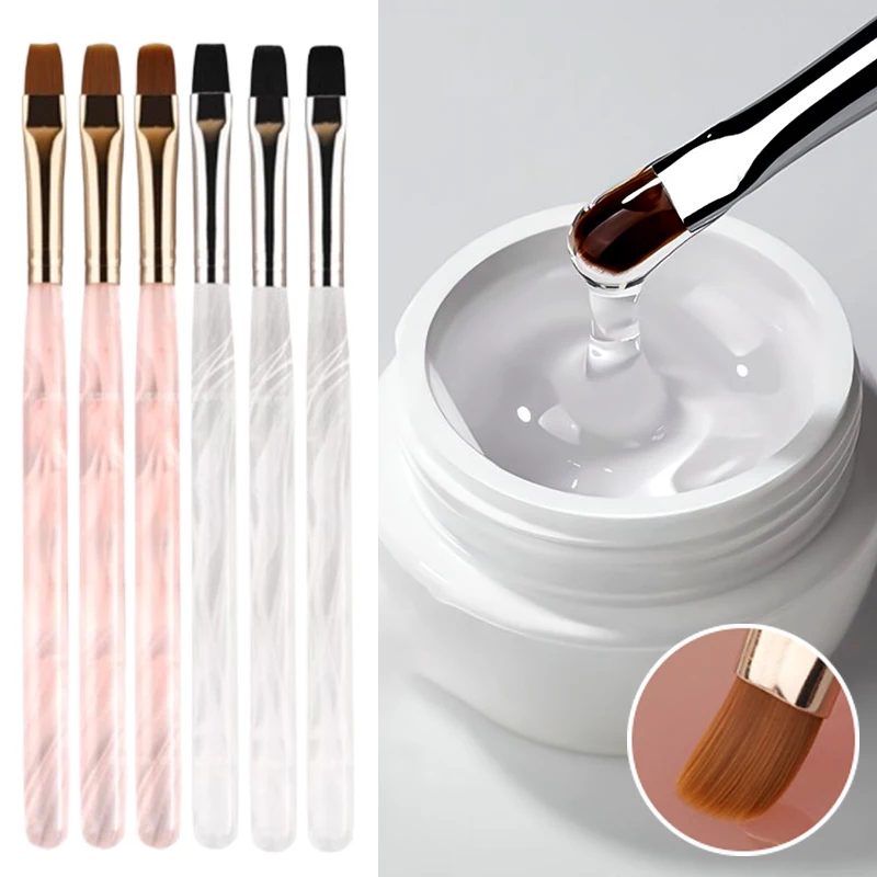 

Кисть для дизайна ногтей, фототерапия, акриловые ногти, наконечник, УФ-гель для наращивания, покрытие, ручка для рисования, аксессуары для маникюра «сделай сам»