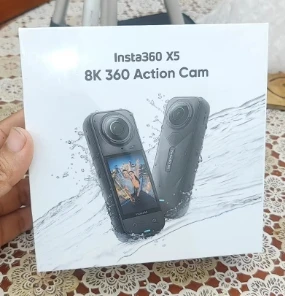 X5 8K 360 Action Camera Motorcycle Multiview Bundle With Invisible Selfie Stick Rugged Essential Vlog Camera Kit