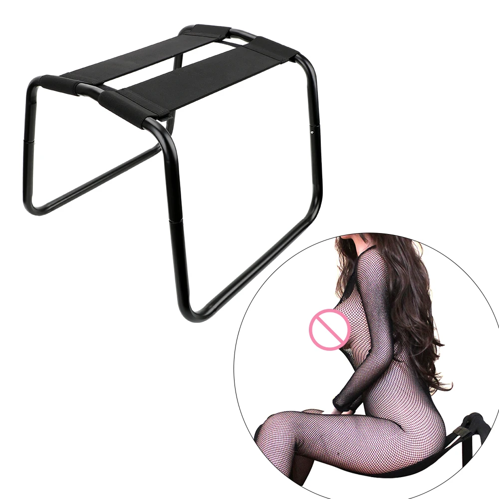 Chaise de sexe élastique pour adultes, chaise d'assistance aux positions sexuelles, jaune de masquage féminin, meubles de plaisir sexuel, produits pour adultes