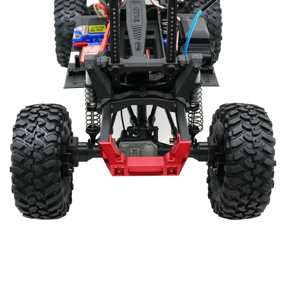 HooCrawler TRX4 Stoßstangenhalterungen, CNC-Aluminiumlegierung, TRX4 vordere und hintere Stoßstangenhalterung für 1/10 RC Crawler TRX-4 Upgrade – Detail 19