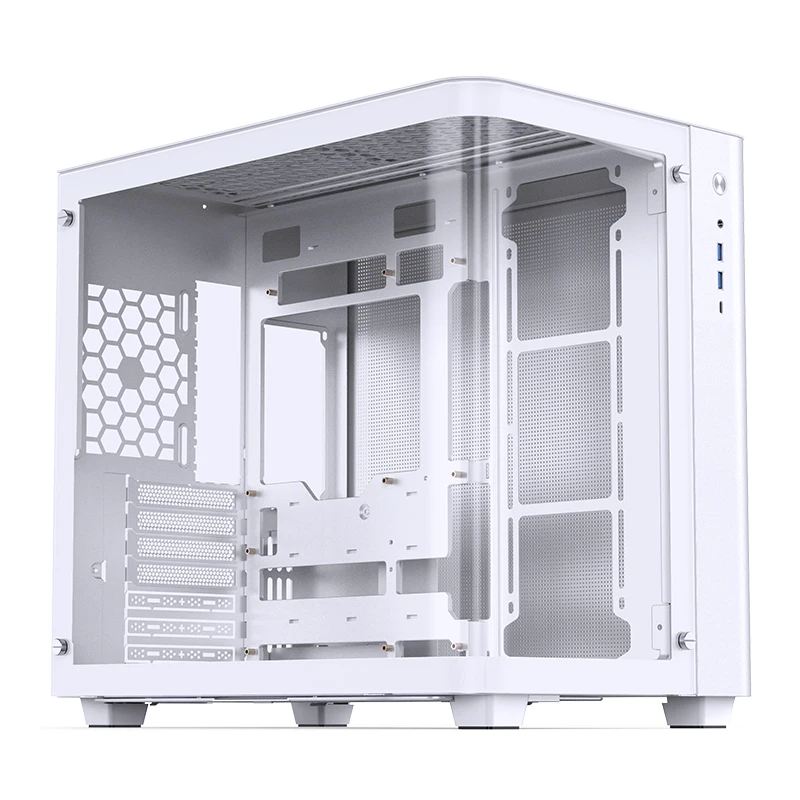 JONSBO TK-3 Chassis Compatible with ATX Motherboard, Power Supply, 360 Cooler, Curved Glass Appearance, Ocean View Room Chassis