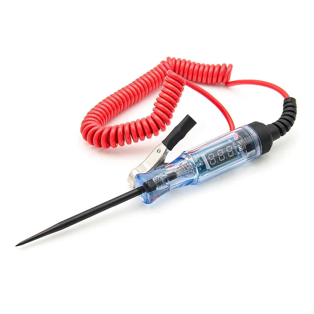 Testeur de Circuit numérique LED 5V-120V, lampe de Test, stylo de sonde, nouveau testeur de Circuit de tension de voiture et de camion, outil de réparation automobile