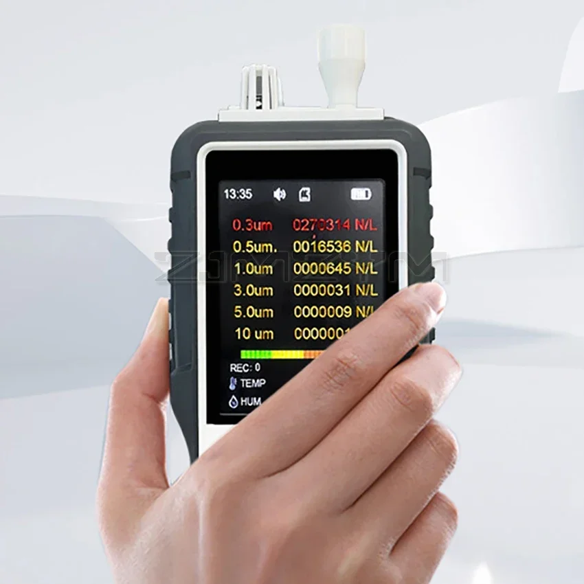 JD-3003 ฝุ่นอนุภาคเคาน์เตอร์ Particulate Matter Tester เคาน์เตอร์ Professional ฝุ่นอนุภาคคุณภาพสําหรับในร่มกลางแจ้ง