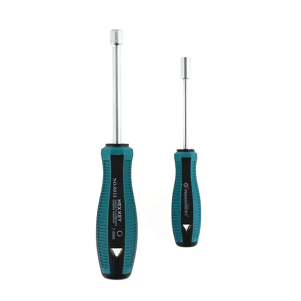 Alat Tangan Logam Pegangan Anti Selip Soket Obeng Kunci Pas Mur