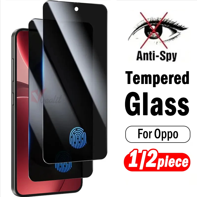 

1-2Pcs Premium Unlock Privacy Tempered Glass for OPPO Find X9 Pro Screen Protector for OPPO Find X8 Ultra Anti Spy Glass