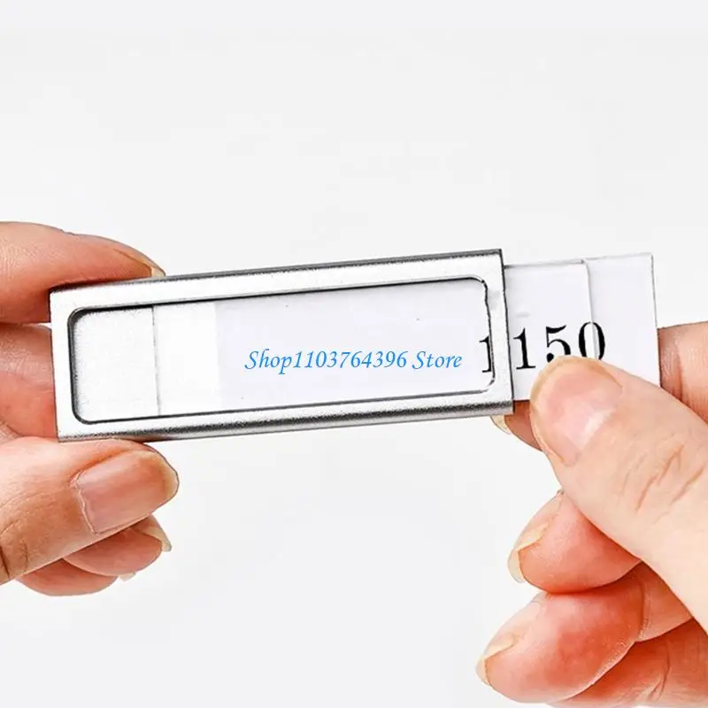 

Практичные металлические панели для отображения цен для торговых помещений, обеспечивающие четкую видимость и легкую смену при