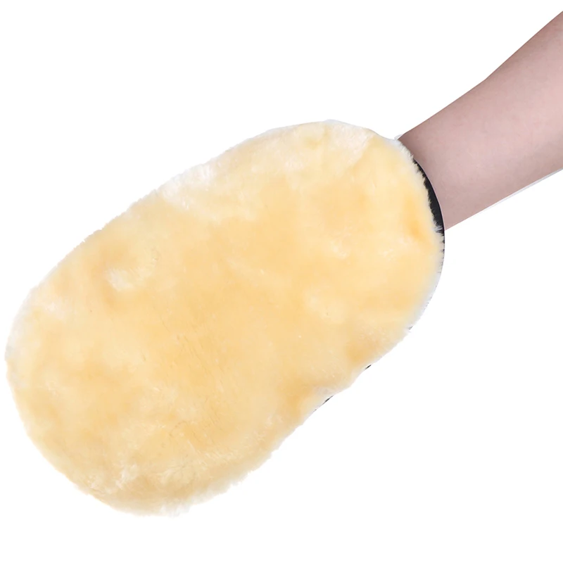 Glass dust household gloves coral fleece velvet car cleaning sponge wash gloves