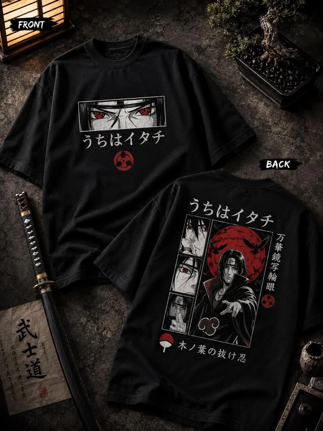 Akatsuki T Shirt Naruto Pain Itachi All Members Vintage Acid Streetwear Retro Anime Graphic Men Tees Clothing 2026 Summer