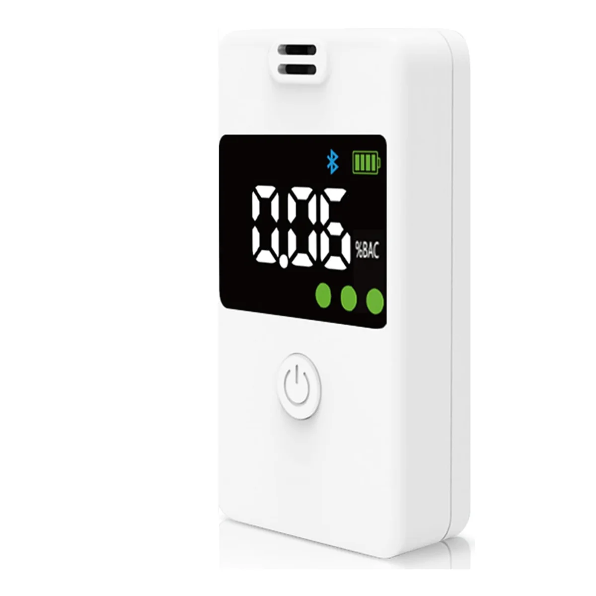 

Breathalyzer, Grade Accuracy-Alcohol Tester with Bluetooth Connectivity Digital Blue LCD Display for Personal Home