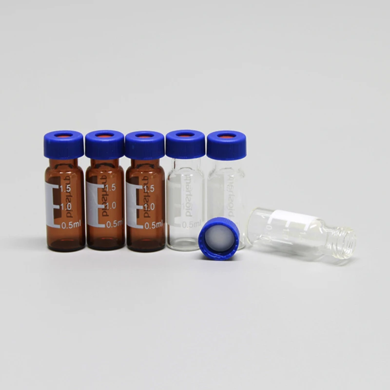 2/4ml Biosharp Vials Science Lab Vials Guaranteed Autosampler Grab, Compatible with Various Model Autosamplers(without cover)