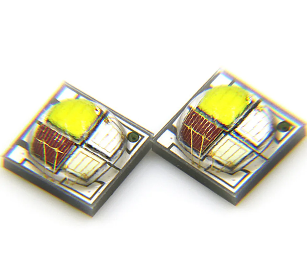 10pcs RGBW 5050 chip 12W LED SMD perline ad alta potenza torcia/auto/lampada per bicicletta/luce di progetto/substrato ceramico per fari