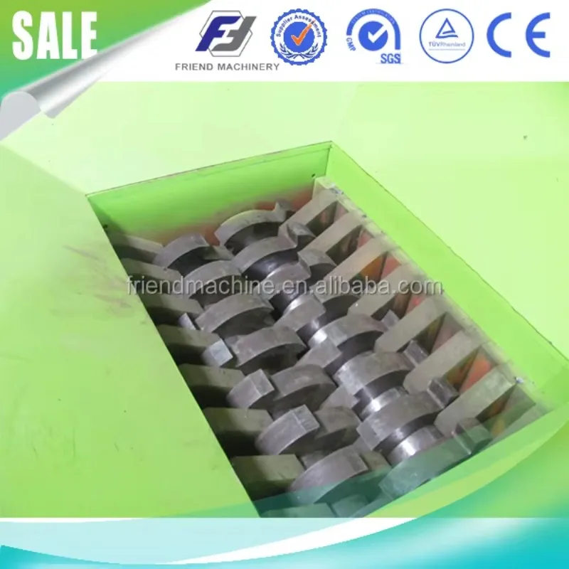 CE Verify Double Shaft Waste Shredder/ Waste Shredding Crusher Machine for Garbage