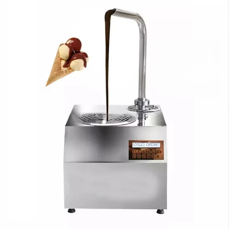 Automatic Chocolate Machinery Small Chocolate Tempering Machine for Sale Chocolate Dispenser Multifunctional Provided 65 1KW
