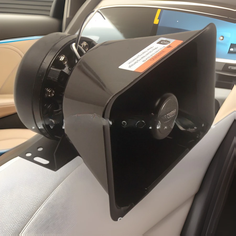 Car alarm speaker 200W stall treble square port publicity speaker 12V/24V universal