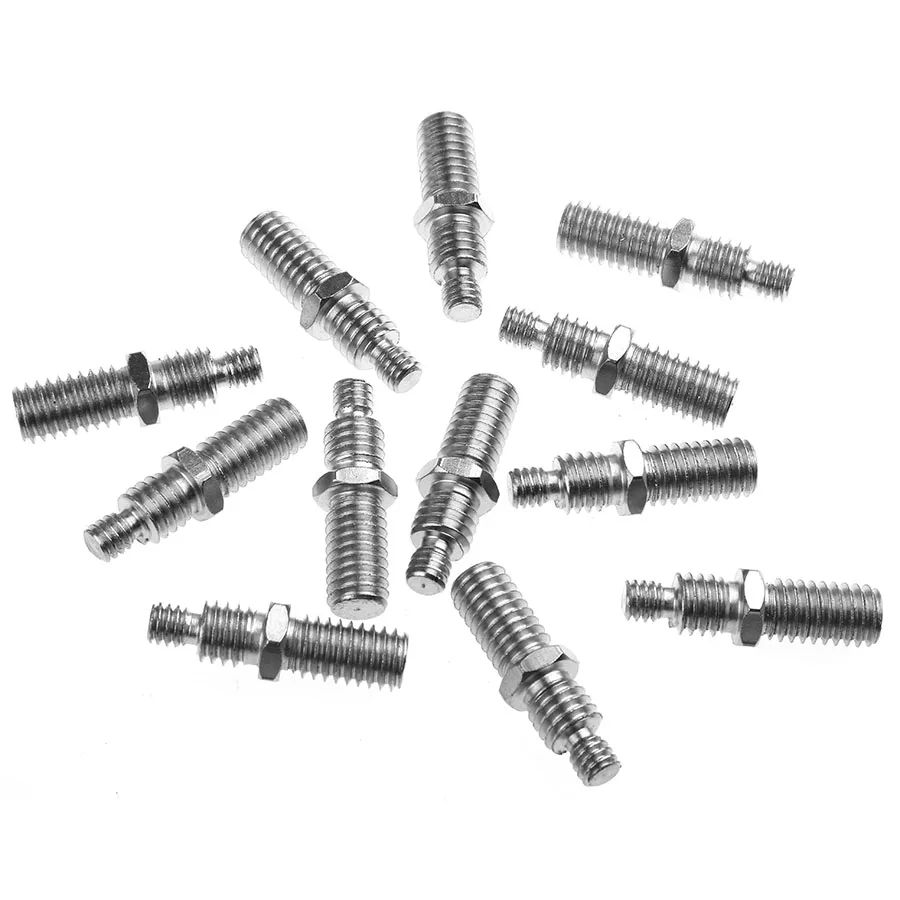 10 peças 1/4 & 3/8 a 3/8 Tripé Adaptador de Eixo Central Parafuso De Metal para Sirui Benro Profissional Cabeça do Tripé Estúdio acessórios