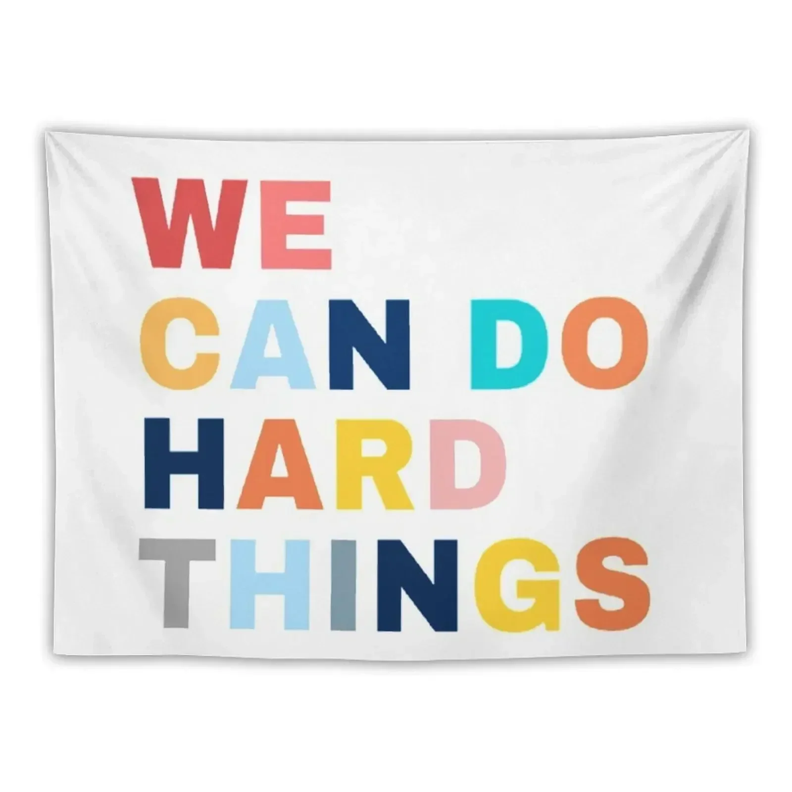 

We can do hard things Tapestry Aesthetic Decoration Decoration Wall Tapestry