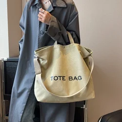 Canvas Vintage Small Tote Bag Women Purse and Handbag Student Backpack Shopping Bags Women Class Bags for Girl Bolsos De Mujer