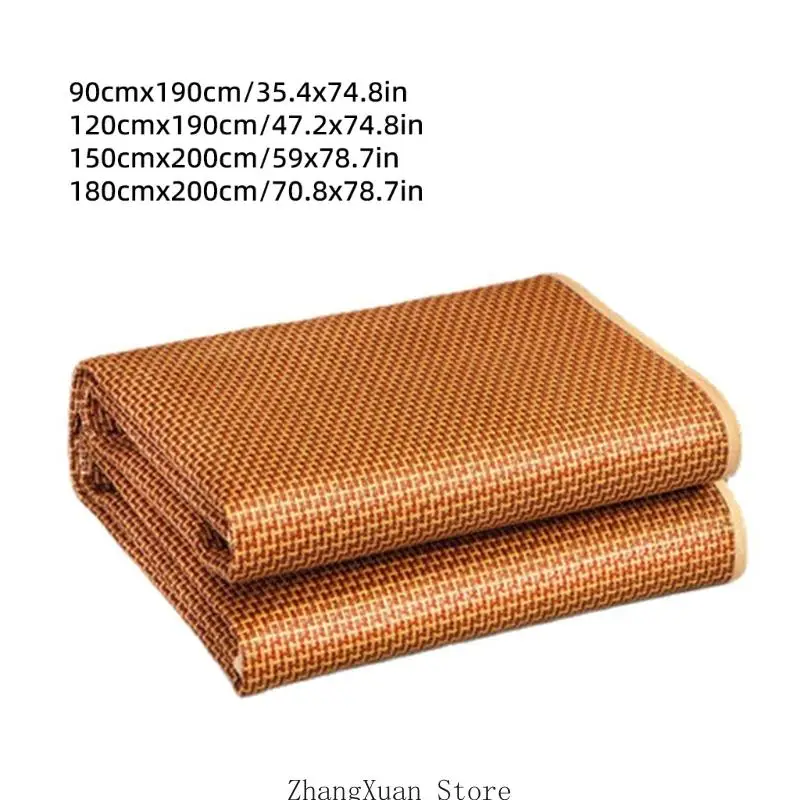 Sommer-Schlafunterlage fürs Bett mit strukturiertem Polyester und verstaubarer Form 3XUF – Detail 6