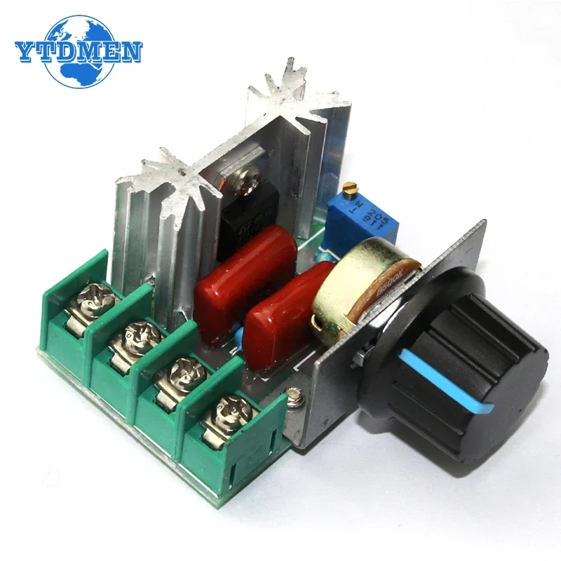 Voltage Regulator 2000 Watt AC 50V-220V Dimmer Motor Speed Controller Thermostat Hight Power Electronic Voltage Regulator Module