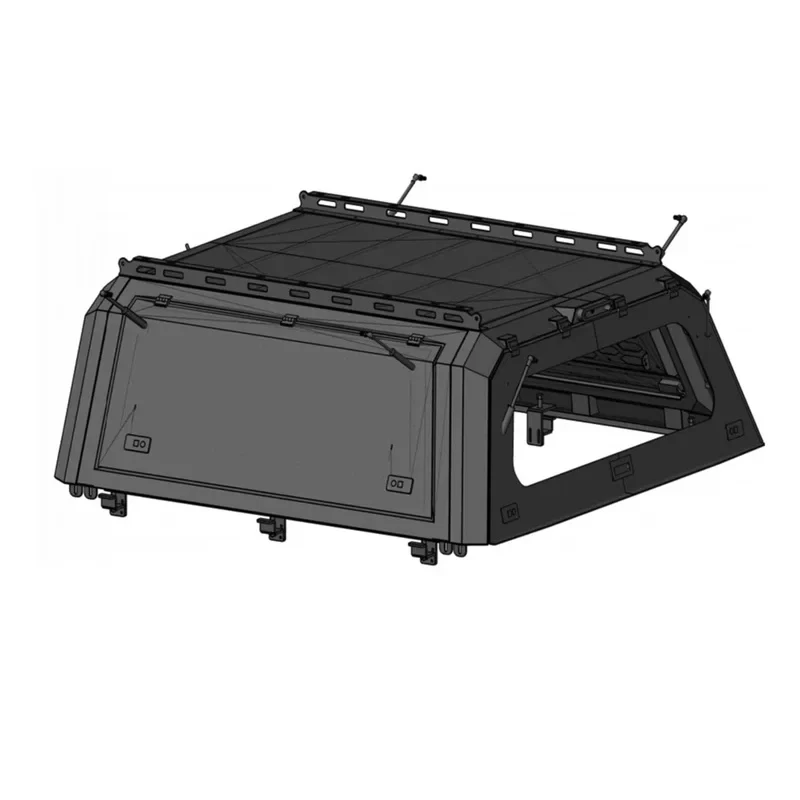 4x4 Accessories Body Kit Canopy  for Hilu Pickups Galvanized Steel Aluminum Truck Canopy N P300 Compatible