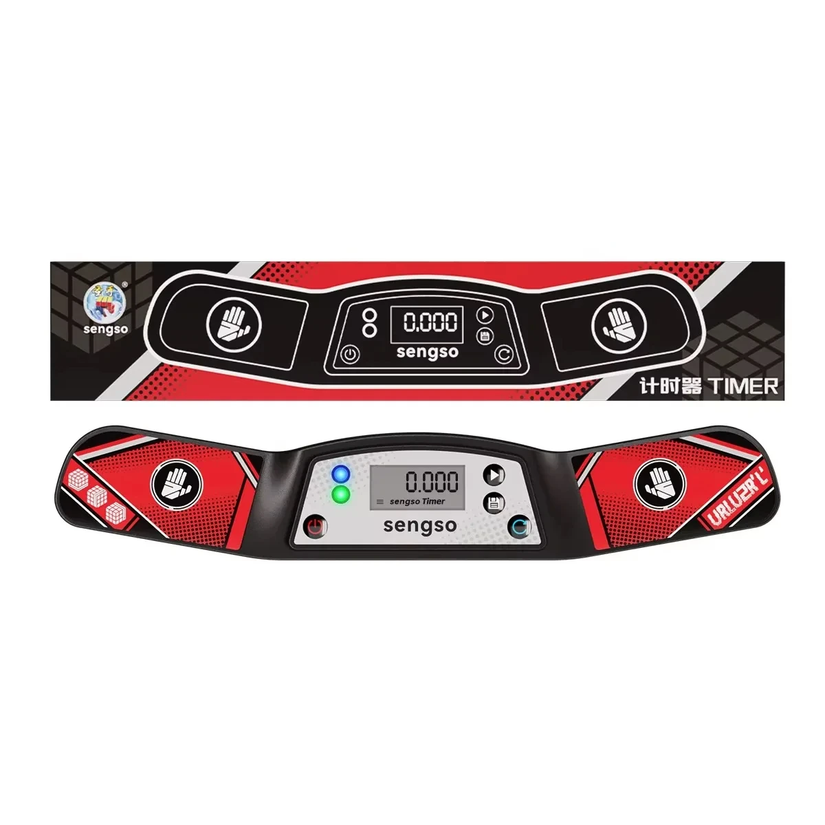SengSo Timer Magic Cube Timers Mat Professtional Mofangge Speed Magico Cubo Timer for Educational Competition Speed Cup