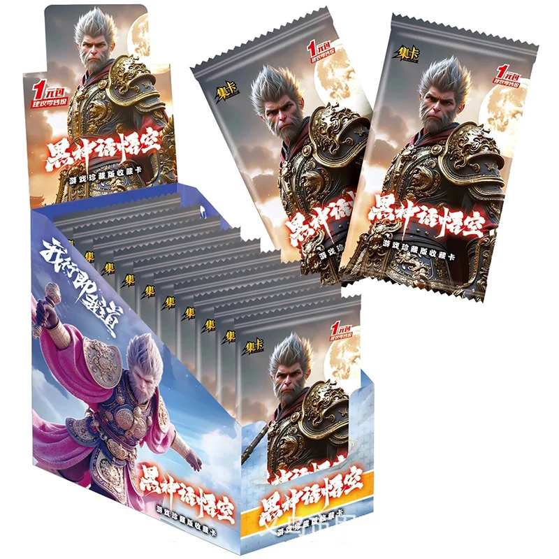 New Chinese Original 3A Games Black Myth: Wukong Collection Card Destiny Man Laser Card Child Tcg Toy Cards