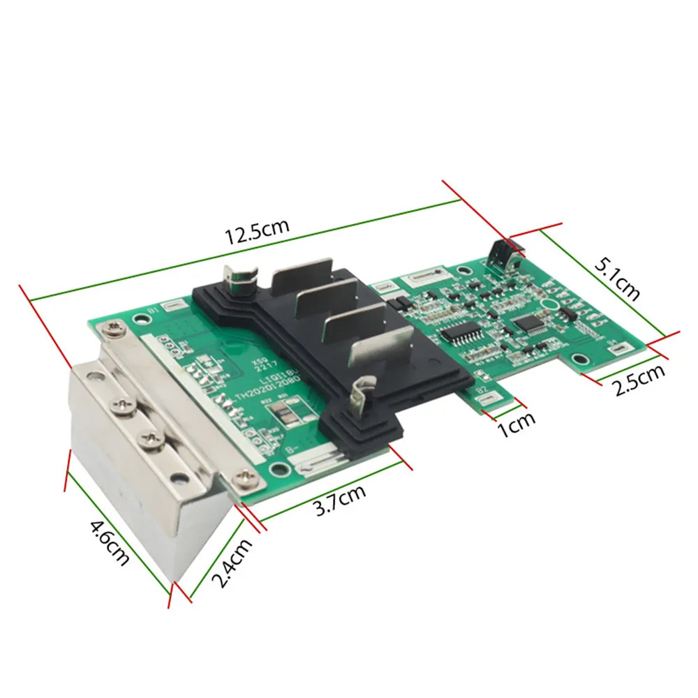 1PC Li-ion Cell Box Charging Protection Circuit Board For 10 * 21700 Lithium-ion Battery Pack for 18V Power Tool Accessories