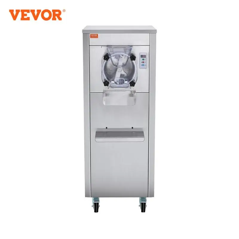 VEVOR Sorbetière Commerciale Rendement 18 L/h, Turbine à Glace 1600 W Saveur Unique, Machine à Glace