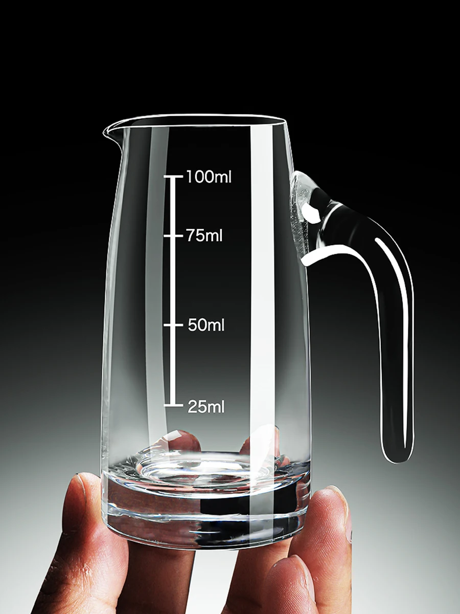 Juego de Servidores de Licor de Vidrio para Uso Doméstico y en Restaurantes, Botella de 100 ml para Servir Whisky y Vino Tinto, Marca Ice Kitchen