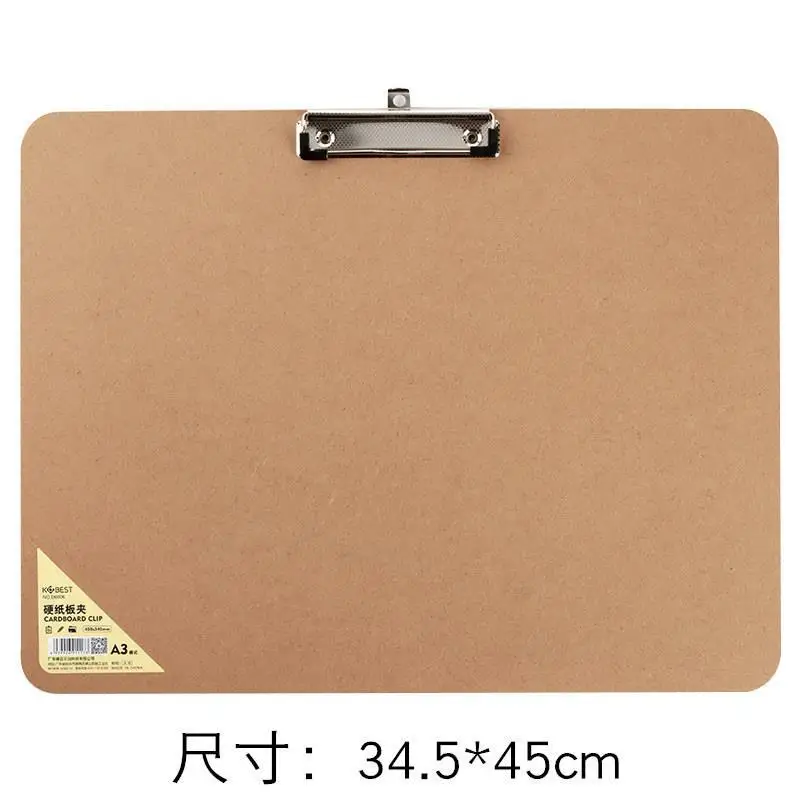 A3 drawing board A4 backing wooden clip horizontal writing folder wall-mounted for art students picture stand easel for painting