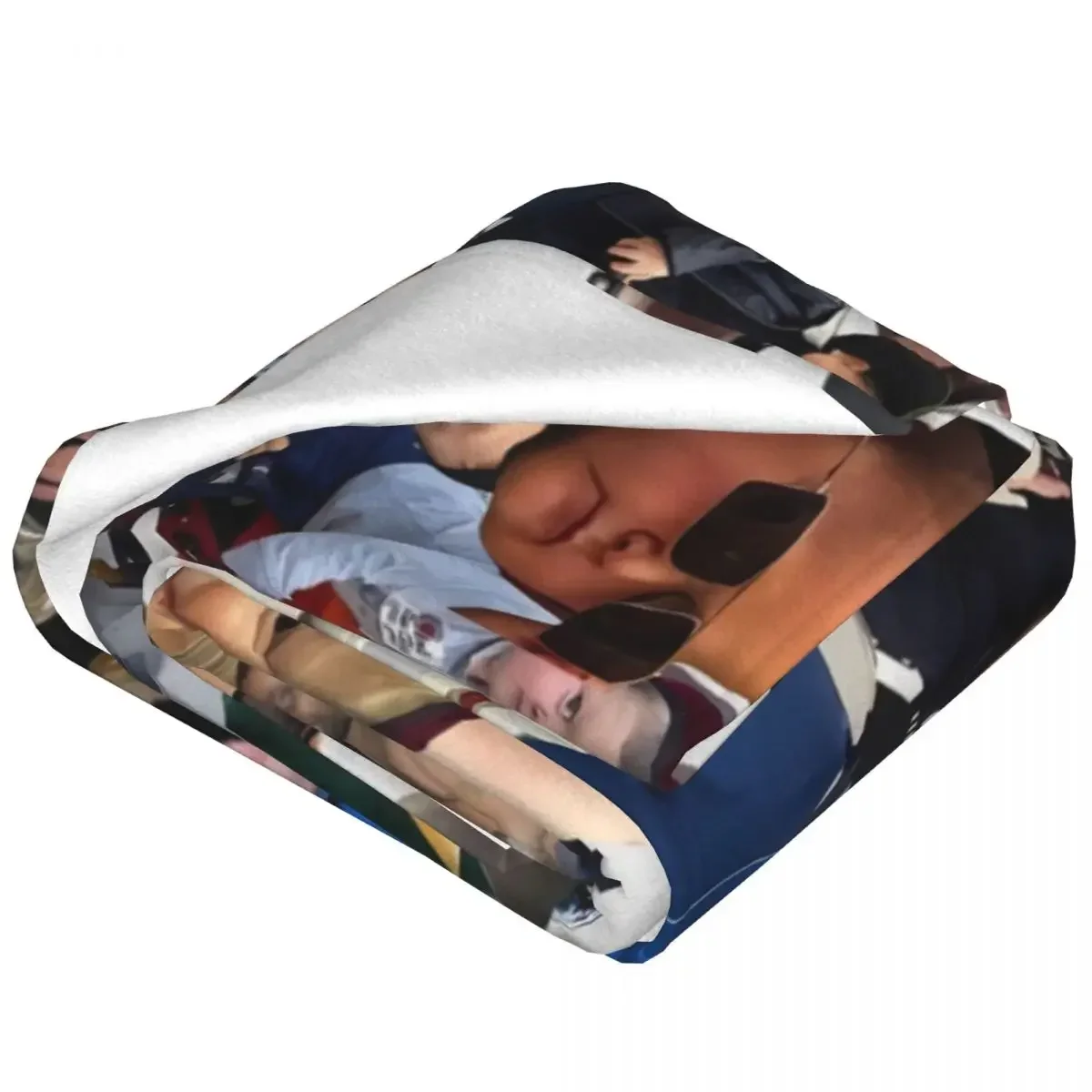 Hasbulla Magomedov Warm Soft Blanket Hasbik Photo Travel Throw Blanket Winter Graphic Custom Flannel Bedspread Sofa Bed Cover