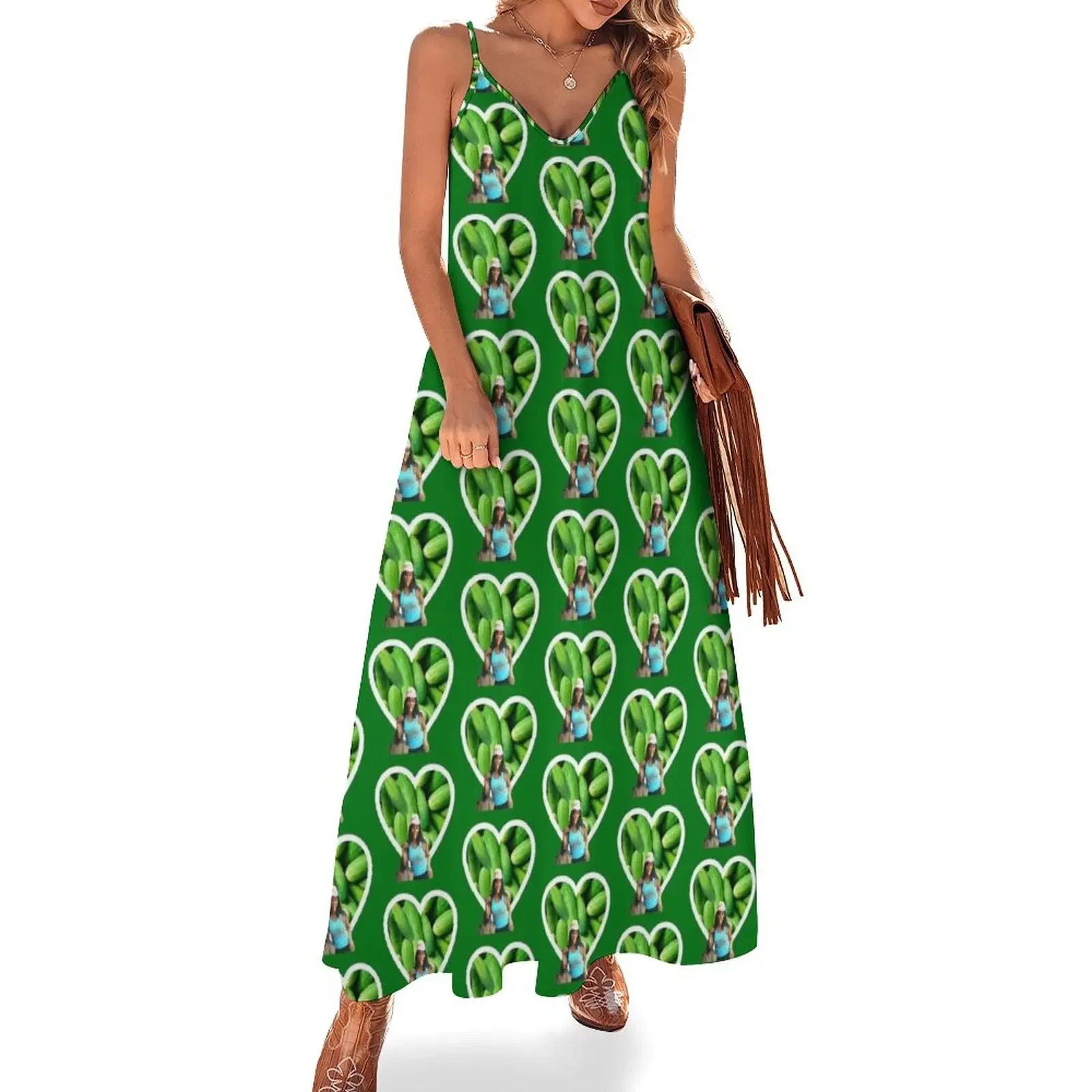 

Pickle Queen Sleeveless Dress summer dress women 2024 women's dresses luxury
