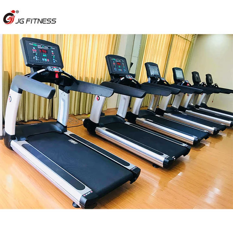 Commercial 18.5 Inches Motorized Electric Treadmill for Cardio Training Portable Fitness Equipment with Key Board