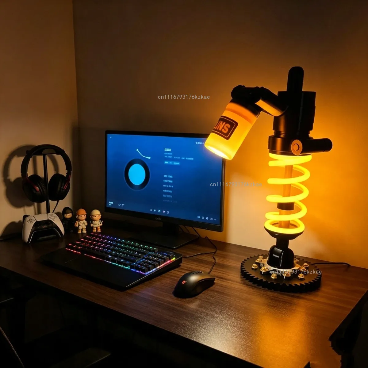 2026 New For OHLINS Motorcycle Shock Absorber Lamp DIY Cool Ambient Lighting Car interior decorative accessories ornaments