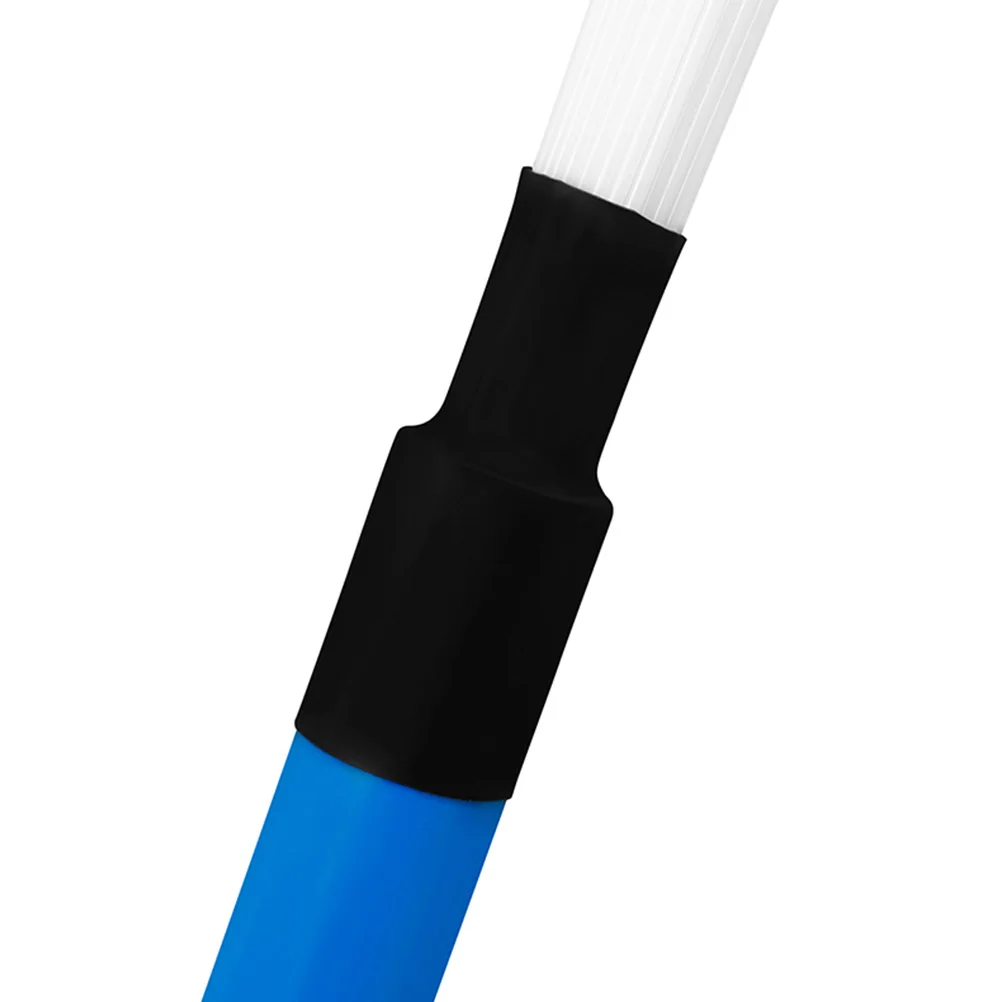 

1 Pair Brush With Handle For Beginner Bass Drum Sticks Brush Set Performance Nylon Abs Handle Percussion Instrument Music