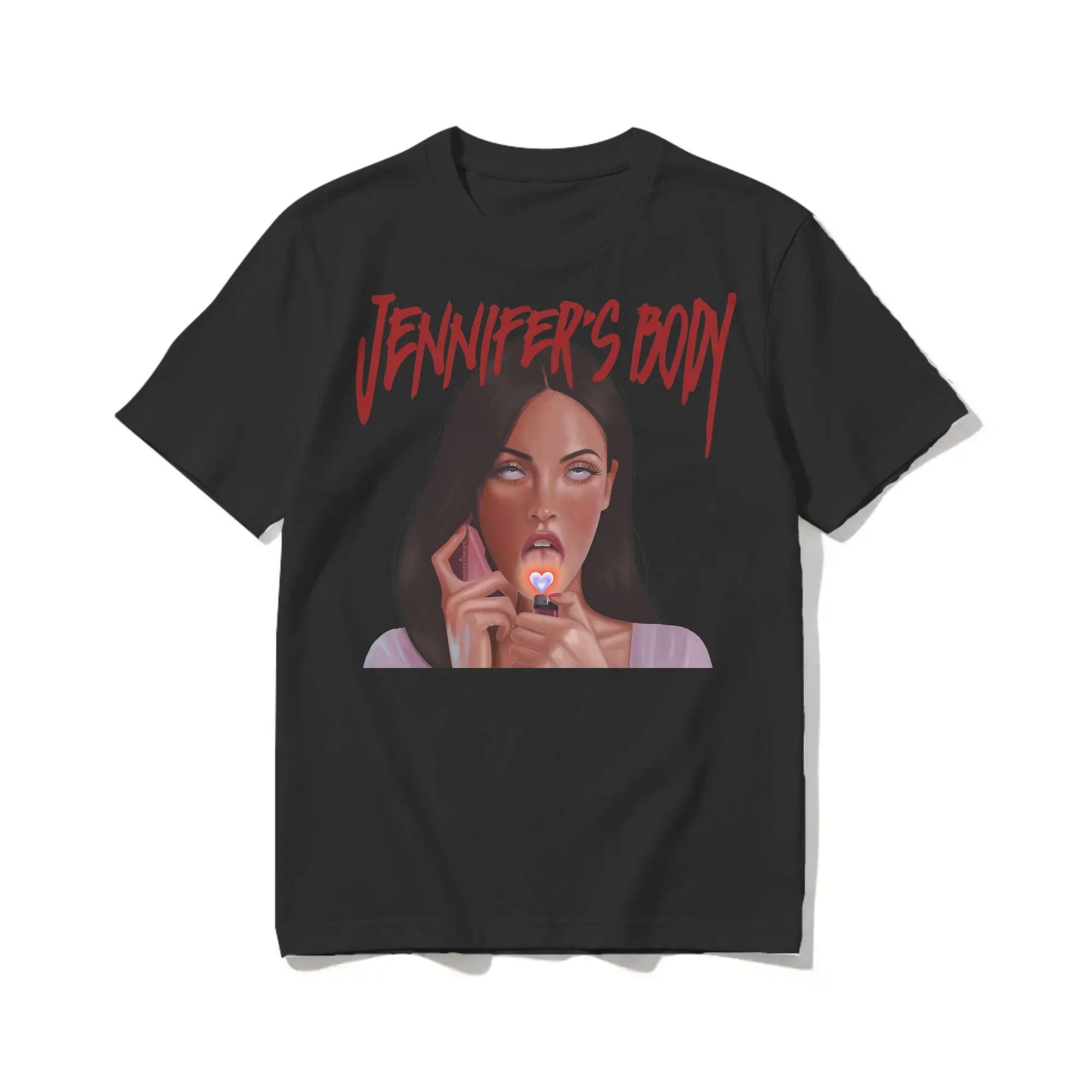 Jennifer's Body Check  for Men Women T Shirts  Awesome Tees Short Sleeve Round Neck T-Shirt Cotton Birthday Gift Tops