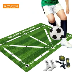 Football Training Mat Soccer Training Equipment Non Slip Foldable Kids Adults Training Indoor Ourdoor Equipment Dribble Trap