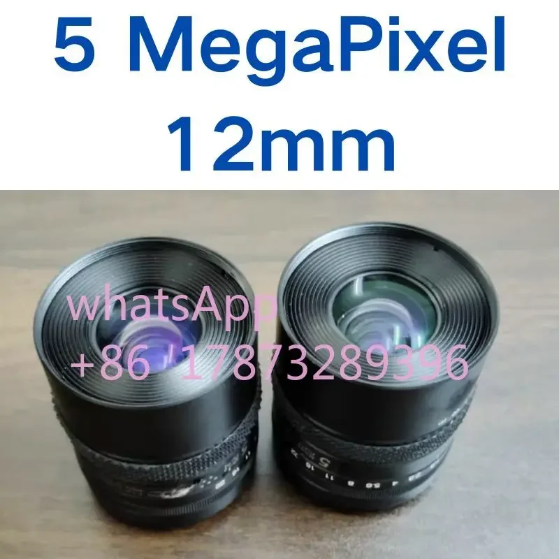

Б/у, 5 мегапикселей, 12 мм, 1:1,8 2/3 C-Mount, промышленный HD, 5 мегапикселей, 2/3 дюйма, целевая линза, ОК, функция неповрежденного