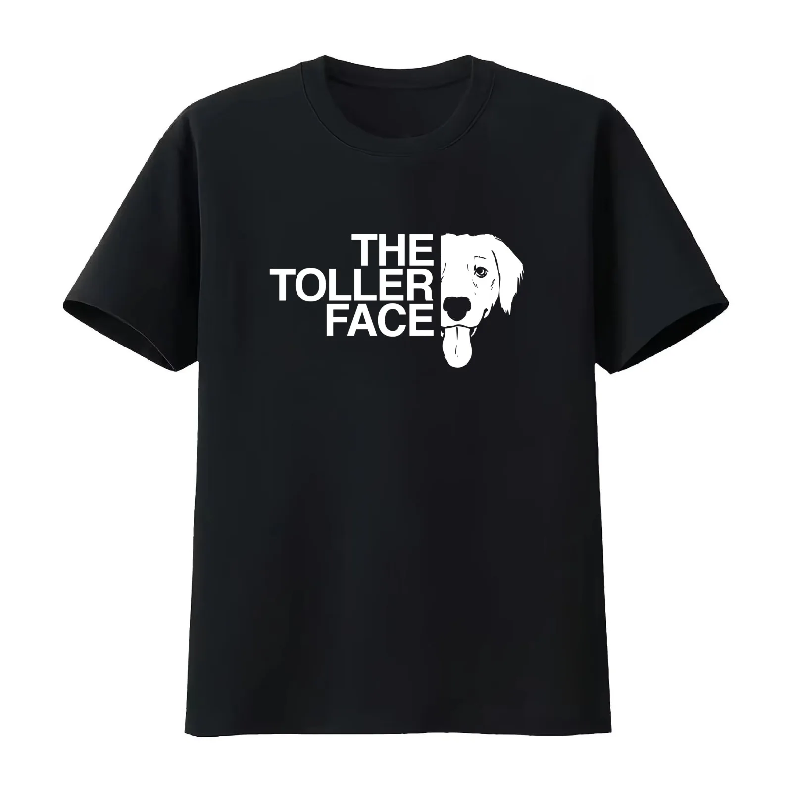 Novia Scotia Duck Tolling Retriever The Toller Face T-Shirt Summer Casual Cotton Tee Oversized Streetwear Tops 100% Cotton
