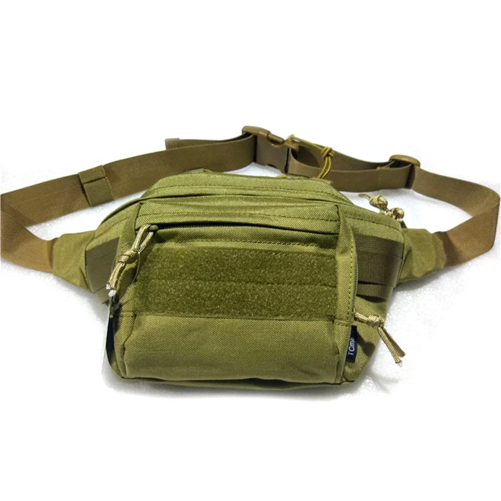 Outdoor Tactical Molle Triangle Bodypack Riding Travel Waist Bag Mountaineering Running Bumbag Chest Bag