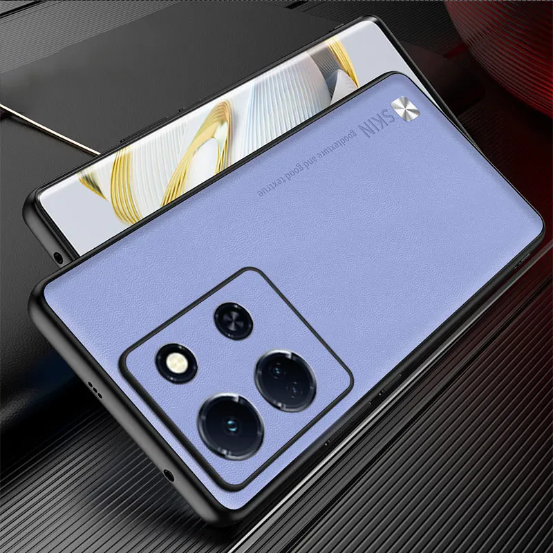 Case For INFINIX Note 30 Case Luxury Silicone Leather Cover For INFINIX Note 30 4G 5G Camera protection Shell Shockproof Bumper