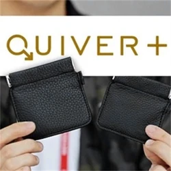 VDR Quiver Plus By Kelvin Chow (Gimmicks and Online Instructions) Close-up Magic Tricks professional  Amazing Genuine Leather