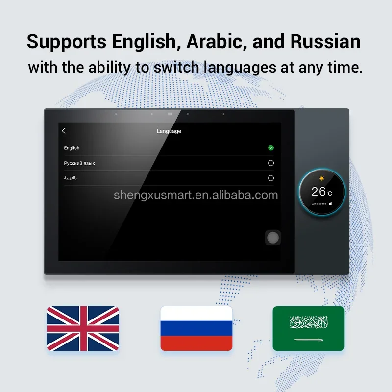 10-Inch Smart Control Panel Multi-Functional WiFi Home Background Music System Zigbee Gateway Touch Home Automation Smart Life