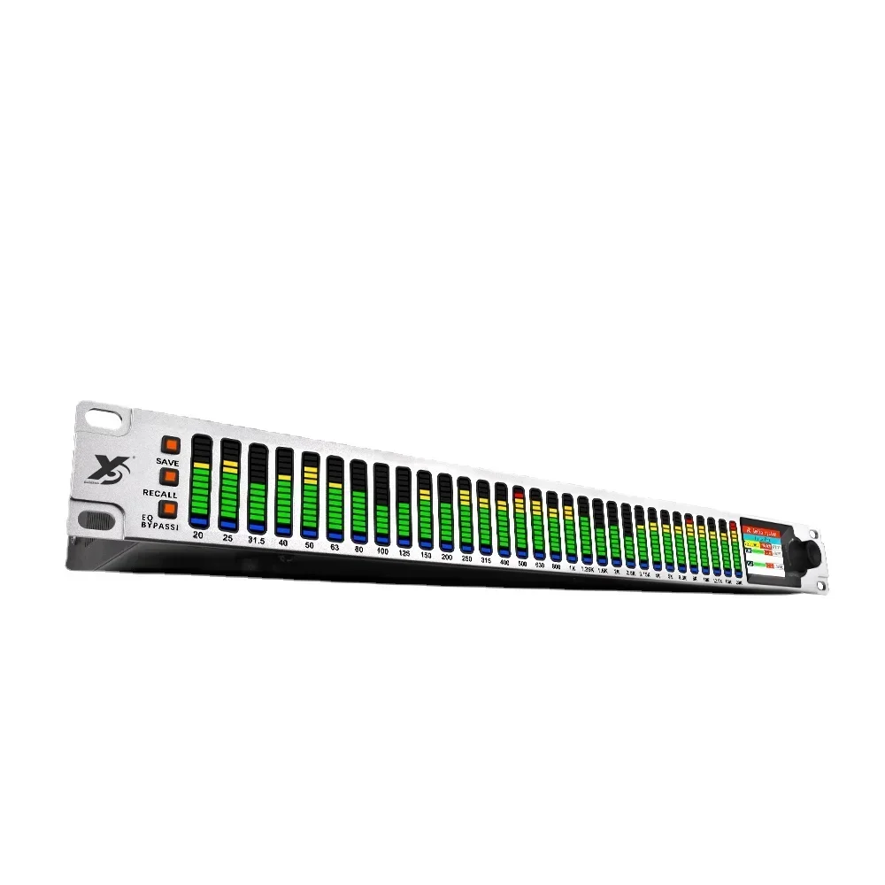 Heiße Verkäufe 31-Band LED Graphic Digital Equalizer Professionelles Audio mit PC-Steuerung