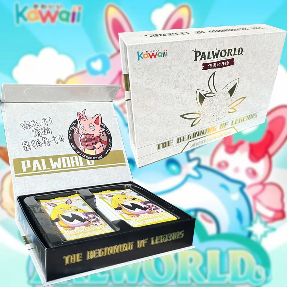 Wholesale Anime Kawaii Palworld Collection Cards Cute Blind Box Card Children's Toy Gifts Rare SSP Crystal Card