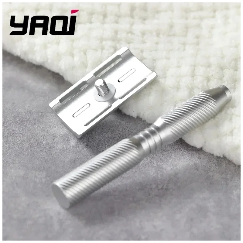 yaqi-lightweight-safety-razor-mens-shaving-tool-ghost-aluminum-version-adjustable-blades
