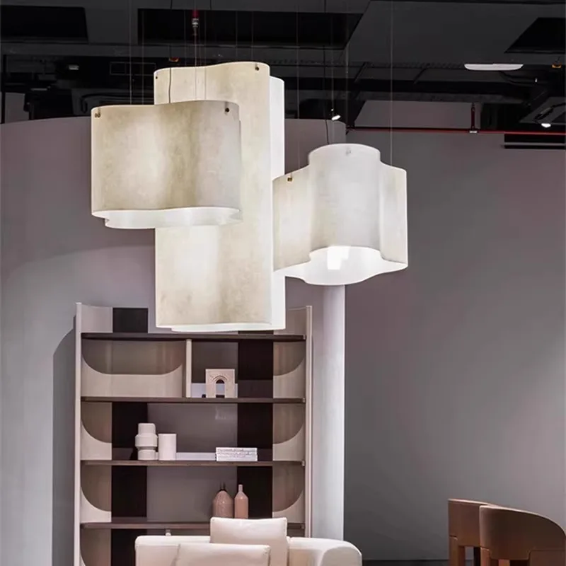 

Designer restaurant chandelier, wabi-sabi style hotel lobby, box, club, catering, restaurant exhibition hall, design