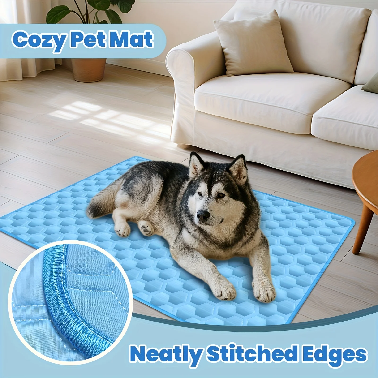 Summer Pet Ice Mat Cooling Bed for Dogs Cats Non Toxic Pressure Relief Sleep Cushion Indoor Outdoor Pet Cooling Pad Supplies