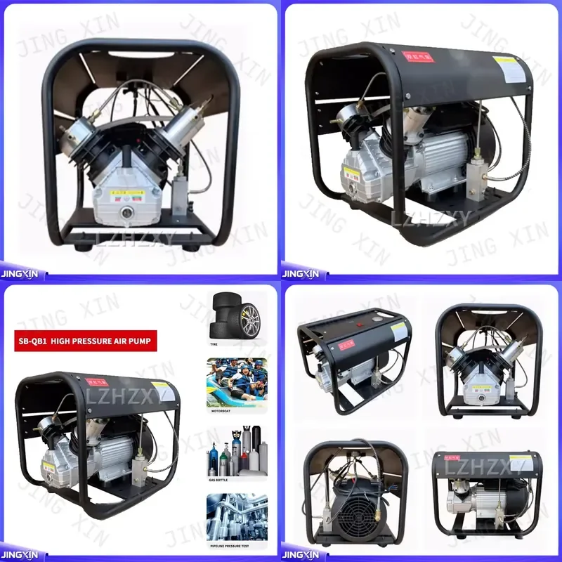 custom for 4500Psi 40MPA PCP Compressor High Pressure Air Compressor Auto Stop Fast Filling Air Rifle Diving Tank
